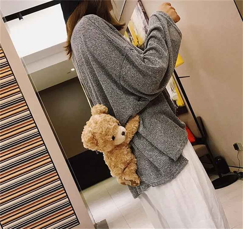 Cute Small Teddy Bear Shoulder Bag