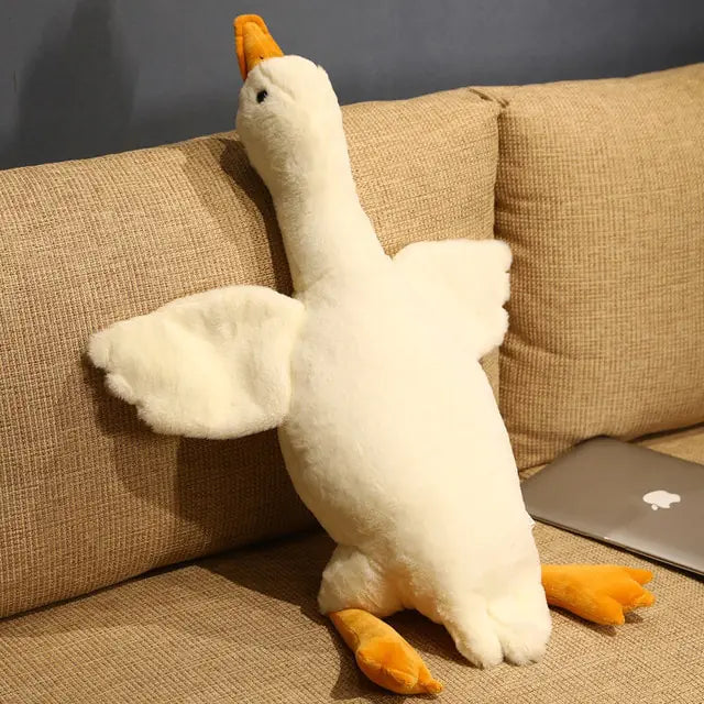 Cute Fluffy, Goose Pillow.