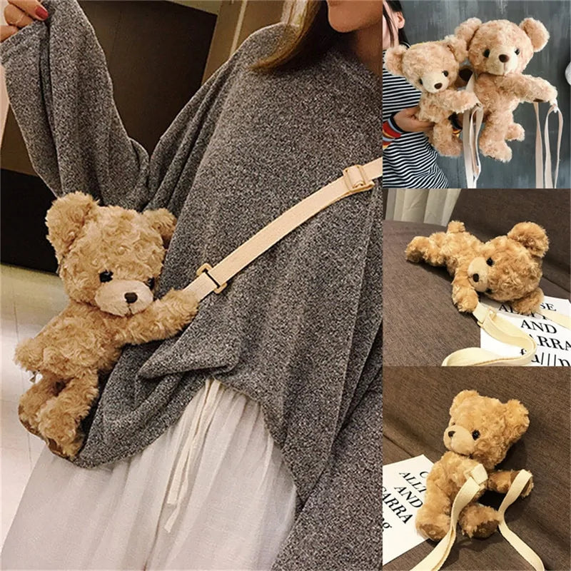 Cute Small Teddy Bear Shoulder Bag