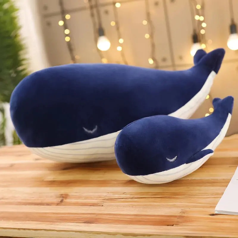 Soft Little Blue Whale Plush Toy