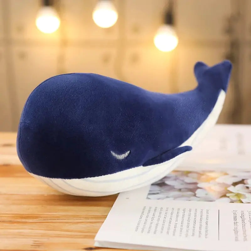 Soft Little Blue Whale Plush Toy